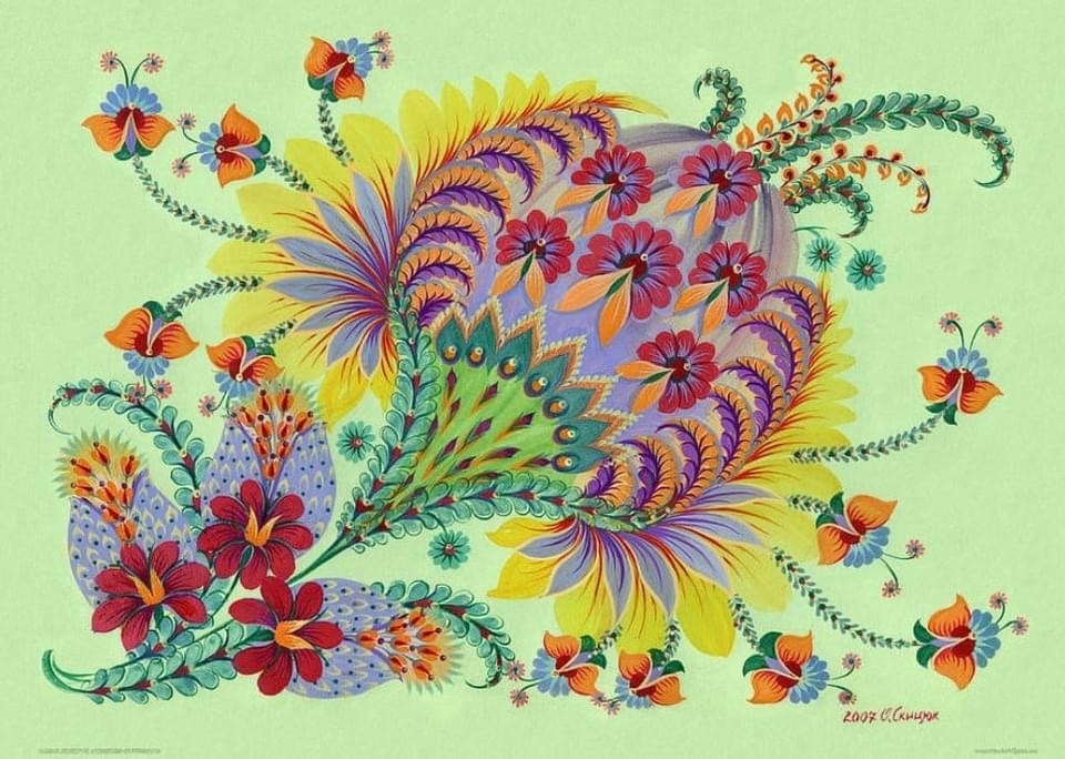 Унікальність петриківського розпису